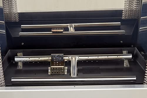 Duluth Forge Ventless Stainless Outdoor Gas Fireplace Insert with Reflective Black Glass Media - 24,000 BTU, Manual Control - Model# DF450SS-G-RBLK 6