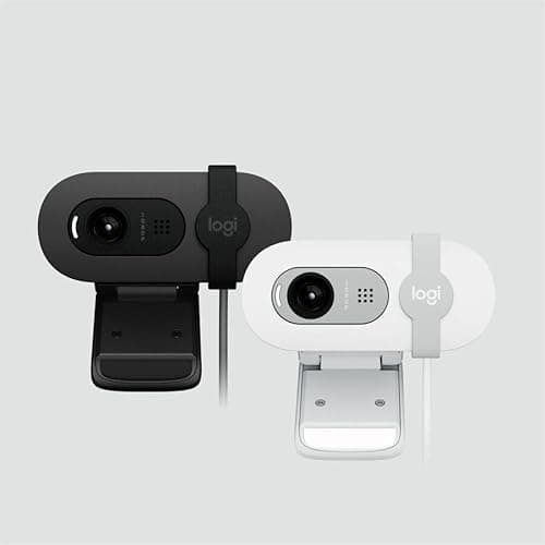 Logitech 960001580 Brio 100 1080p Full HD Webcam (Graphite) (Renewed) 7