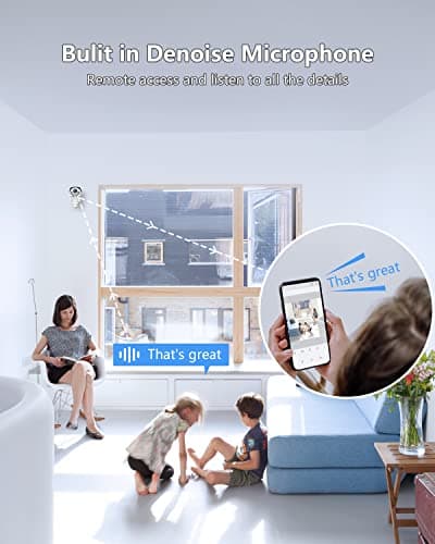 Jennov POE Camera Outdoor 5MP(2592x1944) HD IP PTZ Security Camera with 5X Optical Zoom, 260° Pan-Tilt View, 68ft NightVision, Human Detection, Mic/Audio, IP66 Weatherproof, Videolink APP 7