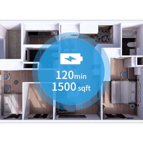 AIRROBO Robot Vacuum Cleaner, 2800Pa Suction‌, Smart Navigation, APP & Remote Control‌,120-Min Runtime, Anti-Collision & Anti-Drop, for Hard Floors & Carpets 9