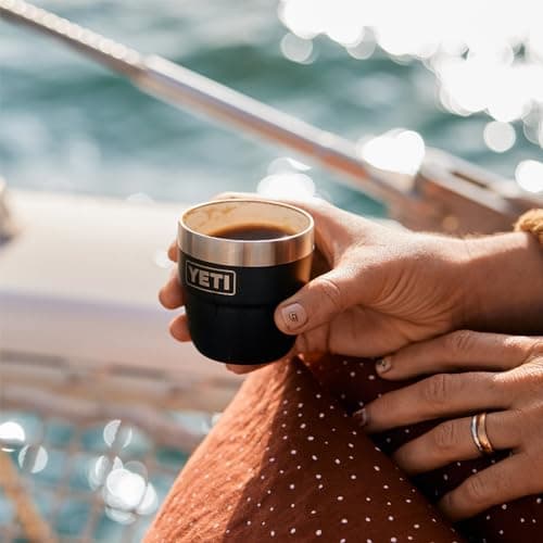 YETI Rambler 4 oz Stackable Cup, Stainless Steel, Vacuum Insulated Espresso/Coffee Cup, 2 Pack, Camp Green 8