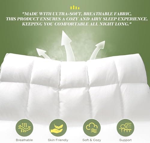 Mosluna 3 Inch Memory Foam Mattress Topper King Size, Extra Soft Pillow Top Mattress Topper, Fluffy Shredded Memory Foam Filled, Breathable Mattress for Back Pain Relief, 78x80 in. 6