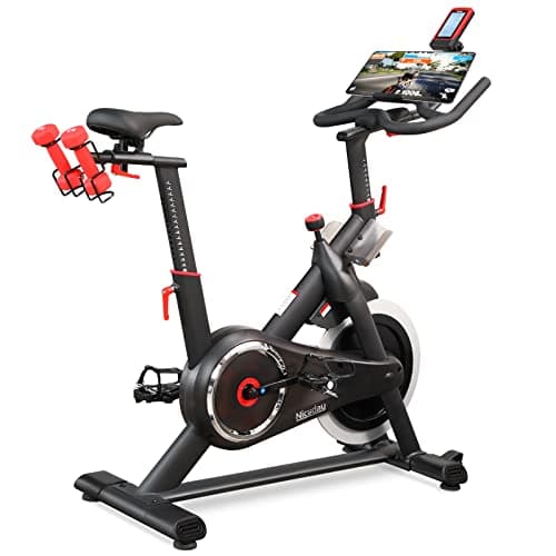 Niceday Magnetic Exercise Bike 385lb Weight Capacity-Super Silent Stationary Bike with 45lbs Flywheel,SPD Pedals & Performance Saddle