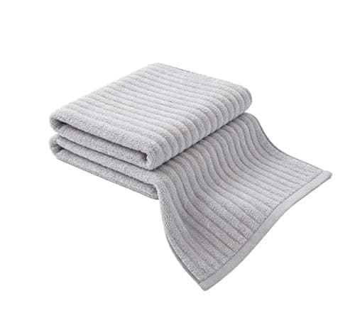 Frostorm Oversized Bath Towel | 100% Cotton, Super Soft & Absorbent | Quick-Dry Lightweight Bath Sheet for Adults (Dark Grey)