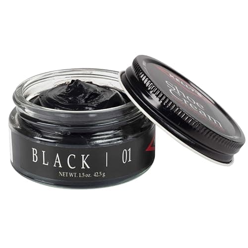 Kelly's Black Shoe Polish 1.5 oz - Professional Leather Shoe Cream