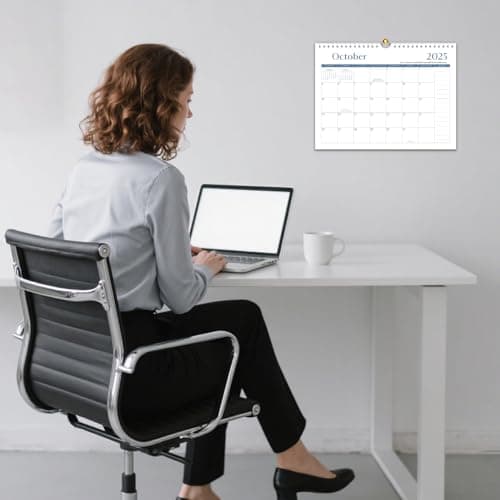 Gannyfer 2026 Wall Calendar, 18-Month Calendar 2025-2026, Use Now Until Dec 2026, Large Wall Calendar 2026, 11" x 8.5" Magnetic Fridge Wall Planner for Your Family, School or Office (3 Stickers Included) 8