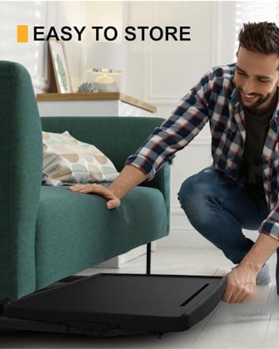 TRINEAR TV Tray Table, 16.9 x 22 x 29.1inch XL PRO Folding Dinner Table with 6 Height & 3 Tilt Angle Adjustments, Large Couch Desk for Working, Portable and Adjustable Laptop Desk for Sofa and Bed 6