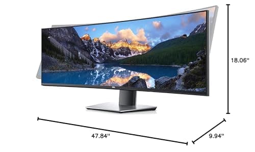 Dell Marketing USA LP Ultra Sharp 49" Screen Led-Lit Monitor Black (U4919DW) 9