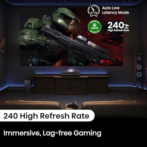 Hisense PX3-PRO Triple Laser Ultra Short Throw Cinema Projector, 80" to 150" Diag Imgae Size, 4K UHD, High Contrast, HDR10+, 3000 ANSI Lumens, (Renewed) 6