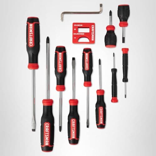 CRAFTSMAN Screwdriver Set, Bi-material, 12 Piece (CMHT65071N) 6