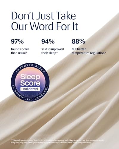 REST® Evercool® Cooling Comforter, Twin/Twin XL, Blanket for Hot Sleepers, All Season Bedding to Keep Cool for Night Sweats, Breathable Lightweight Blanket, 68"x90" Inches, Snow Ivory 5