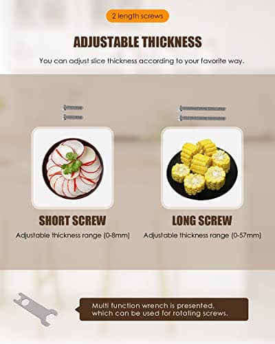 CGOLDENWALL 2 BLADES Manual Ribs Meat Chopper Slicer Stainless Steel Hard Bone Cutter Beef Mutton Household Vegetable Food Slicer Slicing Machine for Whole Chicken Rib Spine 5