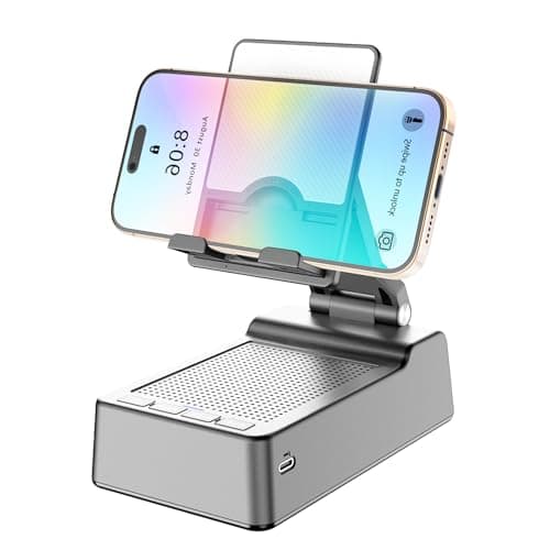 taopodo Wireless Bluetooth Speaker with Cell Phone Stand, Bluetooth Speaker for Desk, SD
