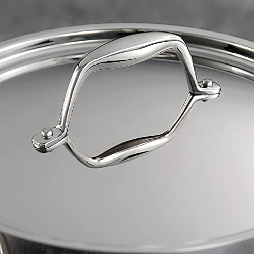 Tramontina Signature Tri-Ply Clad Stainless Steel 3-Quart Sauce Pan with Lid, Induction-Ready, Dishwasher-Safe, NSF-Certified, Made in Brazil 6