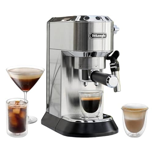 De'Longhi EC685M Dedica Deluxe Automatic Espresso Machine,35 oz, 1, Metallic