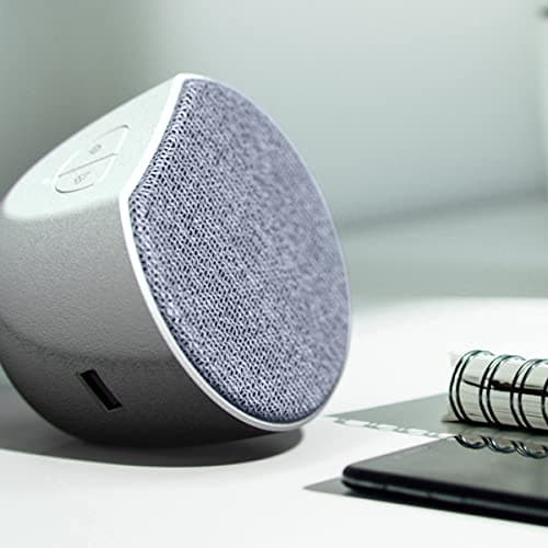 OC Acoustic Newport Plug-in Outlet Speaker with Bluetooth 5.1 and Built-in USB Type-A Charging Port (Light Gray/White) 10