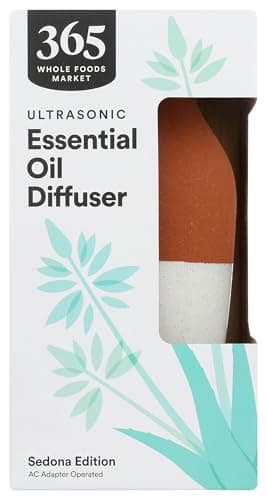 365 by Whole Foods Market, Ultrasonic Essential Oil Diffuser, Sedona, Covers up to 215 Sq Ft