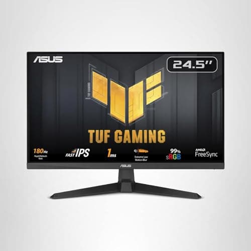 ASUS TUF Gaming 25” (24.5 viewable) 1080P Gaming Monitor (VG259Q3A) – FHD, 180Hz, 1ms, Fast IPS, Extreme Low Motion Blur, FreeSync, Variable Overdrive, Speakers, 99% sRGB, Shadow Boost 3yr Warranty 14