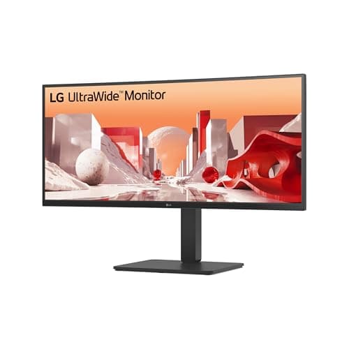 LG 34U65ZA-B UltraWide 34-Inch 3800R Curved Monitor QHD (3440 x 1440) IPS, Built-in Power, 3800R, HDR10, HDMI, DisplayPort, USB Type-C 90W PD, Built-in Speaker, Tilt/Height/Swivel Stand, Black 3