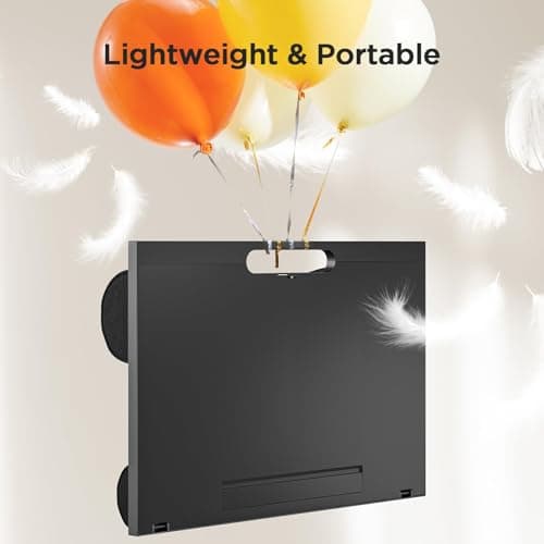 HUANUO Laptop Desk, Portable Laptop Stand Fits Up to 15.6 Inch Laptops, Adjustable with 8 Angles Lap Desks for Adults - Dual Cushion Desk for Sofa, Bed, Car or Work Table 5