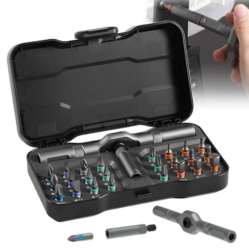DIY Screwdriver 24 in 1, 2025 Upgrade 24 In 1 Multi Bit Magnetic Screwdriver Set Multifunctional Toolbox, 24 in 1 multifunctional household wrench screwdriver tool combination set (1)