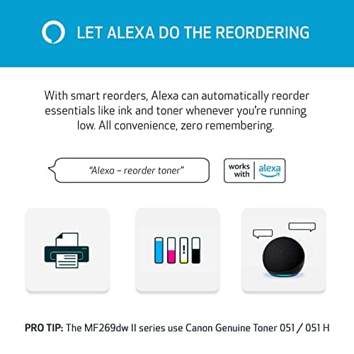 Canon imageCLASS MF269dw II - Monochrome, Duplex Wireless Laser Printer, All-in-One with Scanner, Copier, Fax, Auto Document Feeder, Mobile Ready, 30 PPM, Black 8