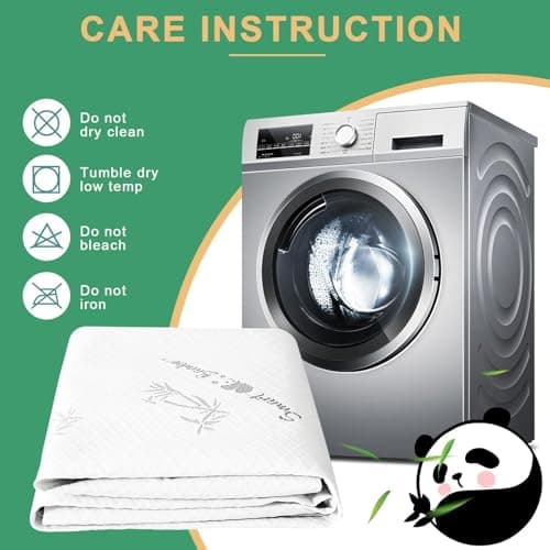 HUXMEYSON Queen Mattress Protector, Fully Waterproof Mattress Protector, Breathable and Noiseless Mattress Cover with 8-21 Deep Pocket, 60 x 80 Inch 8