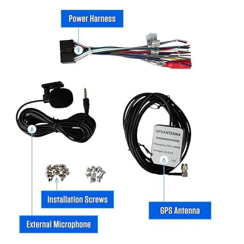 JENSEN J3CA7W 7-inch Certified Apple CarPlay Android Auto Wired or Wireless | Double DIN Touchscreen Car Stereo Radio | Bluetooth | Backup Camera Input | USB Playback & Charge 10