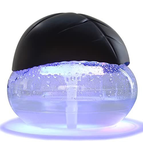 ap airpleasure Water-Based Purifier Air Washer, Air Revitalizer & Freshener, Air Fresher with 7 LED Color Changing Light for Rooms (Black)