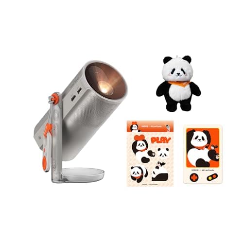 XGIMI MoGo 4 Laser Portable Projector with 4 Filters & M.LanPanda Merch Gift Set