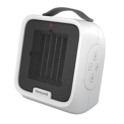 Honeywell UberHeat Plus Ceramic Space Heater for Small Rooms, White