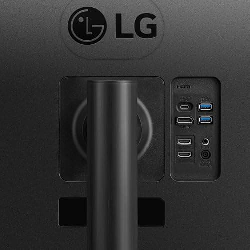 LG 34WR55QK-B 34-inch UltraWide WQHD (3440 x 1440) Curved Computer Monitor, 100Hz, 5ms, HDR10, Reader Mode, HDMI, DisplayPort, USB Type-C, Tilt/Height Adjustable Stand, Black 9