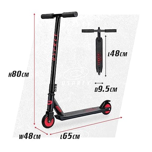 Osprey Ambush Pro Scooter | Stunt Scooter for Kids 6 Years and Up, Beginner Scooter for Boys and Girls - Best Trick Scooter for Freestyle Tricks 8