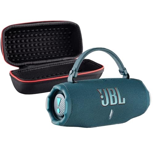 JBL Charge 6 Portable Bluetooth Speaker (Blue) | IP68 Waterproof, DustProof, and DropProof, Outdoor Wireless Audio |28Hrs Playtime + Travel Case Bundle