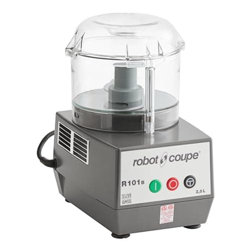 Robot Coupe R101B CLR Combination Food Processor, 2.5 Quart Clear Batch Bowl, Polycarbonate, Clear, 120v