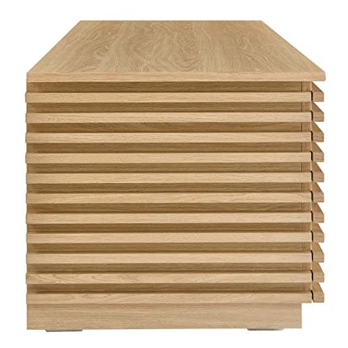 Modway Render 47" Wood Grain Storage Bench in Oak 3