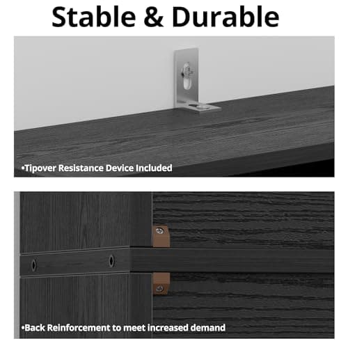 IRONCK Bookshelves and Bookcases Floor Standing 6 Tiers Display Storage Shelves 70 in Tall Bookcase Home Decor Furniture for Home Office, Living Room, Bed Room 5