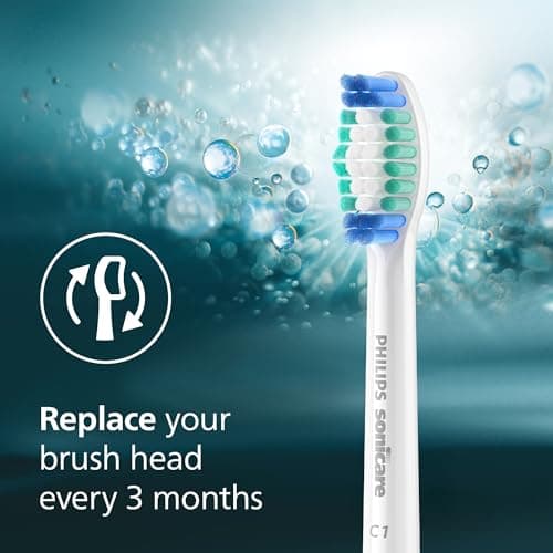Philips Sonicare Genuine SimplyClean Replacement Toothbrush Heads, 5 Brush Heads, White, HX6015/03 7