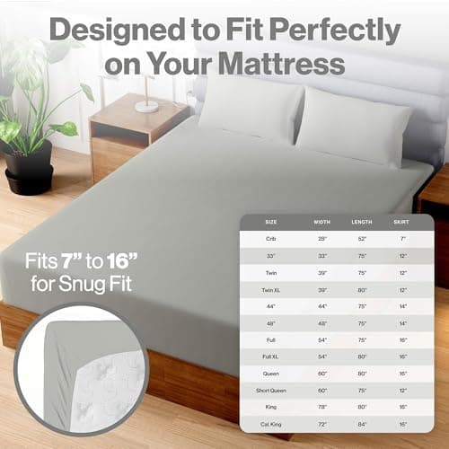 Superity Luxurious Hotel Quality King Fitted Sheet 100% Cotton Ultra Soft, Skin-Friendly & Hypoallergenic Deep Pocket Fits 16 Mattress Easy Care & Snug Fit (King Size - 78 x 80) 5