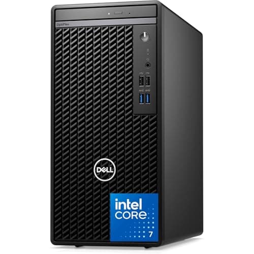 Dell Optiplex 7010 Tower Business Desktop, 13th Gen Intel i7-13700 Processor (16-Cores), 32GB RAM, 1TB PCIe SSD, DVD-RW, DP Port, HDMI, Wi-Fi + Bluetooth, Windows 11 Pro