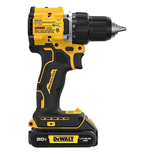 Dewalt DCD794B 20V MAX ATOMIC COMPACT SERIES Brushless Lithium-Ion 1/2 in. Cordless Drill Driver (Tool Only) 4