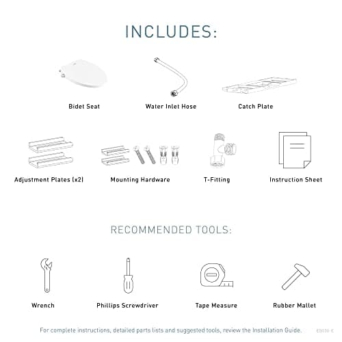 Moen Moen White 2-Series Standard Non-Electronic Bidet Seat for Elongated Seats, EB500-E 7