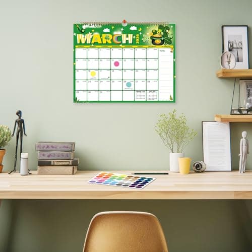 XISIDO 2025-2026 Wall Calendar, Calendar 2025-2026, 18 Month Calendar July 2025 - December 2026, 14.8" X 11.5", Calendar with Twin-Wire Binding, Hanging Hook and Julian Dates (Seasonal Designs) 7