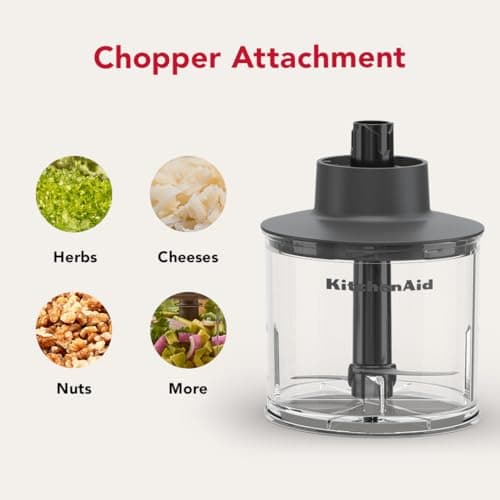 KitchenAid Go Cordless Hand Blender with Accessories - Battery Included, KHBRV75, Porcelain White 6