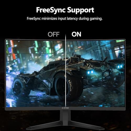 Z-Edge 27 inch Curved Gaming Monitor, FHD 1080P 300Hz 280Hz 240Hz Curved Monitor 1500R Computer Monitor, MPRT 1ms Monitor, FreeSync, Low Blue Light,16.7M Colors, UG27S 2X DP and 2X HDMI 6