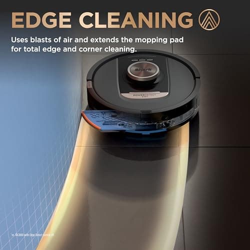 Shark Robot Vacuum & Mop Combo, PowerDetect NeverTouch Pro, Self-Emptying, Self-Refill with Self-Clean Pad Wash & Dry, 60-Day Debris Capacity, 30-Day Refill Tank, 5 PowerDetect Technologies, RV2820ZE 9