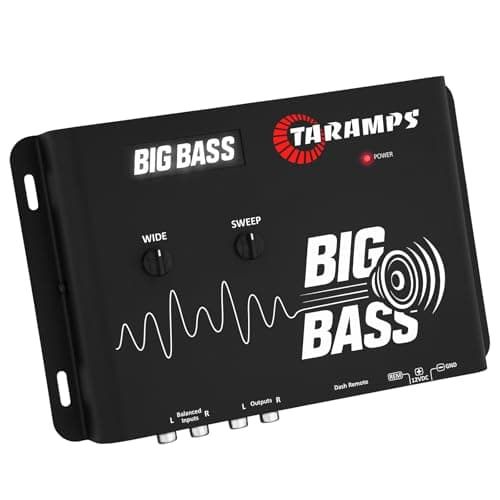 Taramps Big Bass DSP, Deep Bass Processor for Car Audio Systems, Subwoofer Impact Booster with Adjustable Frequency & Sweep Controls 5