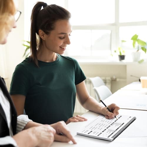 Weekly Planner 2026 - Spiral Bound, 11.2'' x 6.3'', Undated Daily Productive Weekly Planner, 55 Weeks 7