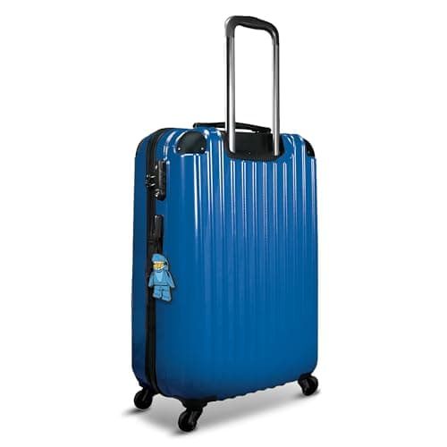 Lego Minifigures Bag Tag - Shark Suit Guy (52540), Silicone Luggage Tag for Travel, Suitcase, Backpack, Summer Beach Bag 5