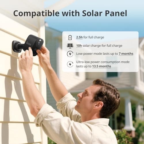 QNINE Outdoor Security Camera 2 Pack, 2K Wireless Cameras with 2-Way Audio, Motion Detection, Waterproof, Color Night Vision, TF/Cloud Storage (up to 256GB), Alexa Compatible 5